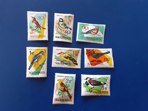 Magyar Posta Bird Stamp Set 1961 MNH Hungary