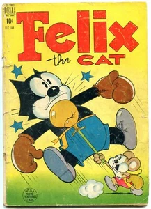 Felix the Cat #6 1948- Golden Age Funny Animal- Boxing cover G - Picture 1 of 2
