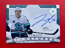 2021-22 Upper Deck Ultimate Signatures Jared McCann Auto #US-MJ Seattle Kraken