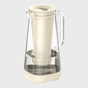Glacier Fresh Vitaglow Glass Water Filter Pitcher - Cream - Picture 1 of 2