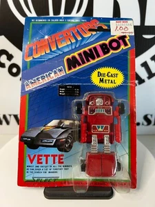 Convertors Minibot Robot Action Figure Transformers Vette MOC Sealed Fair Shape - Picture 1 of 4