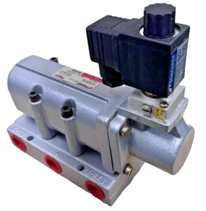 Schrader Bellows G3457M 5/2 Way G1/2" Pneumatic Directional Solenoid Valve 230V - Picture 1 of 3