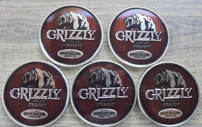5-TAPAS RECTAS DE METAL GRIZZLY CORTE LARGO SIN ADVERTENCIA-SIN USAR/COMO NUEVAS Foto 1 de 2