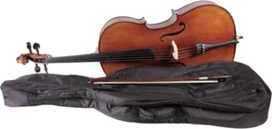 UK Cello 1/2 M-tunes No.160 wood - for learners - Picture 1 of 10