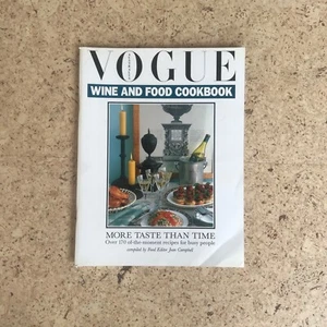 Vogue Australia - Wine and Food Cookbook 1989 vintage retro magazine - Picture 1 of 2