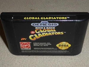 SEGA GENESIS GAME MICK & MACK AS THE GLOBAL GLADIATORS CARTRIDGE ONLY - Picture 1 of 2