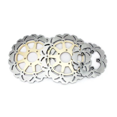 Front Rear Brake Disc Rotors For Suzuki TL1000S 1997-2001 GSXR 750 600 1997-2003 Foto 1 de 4