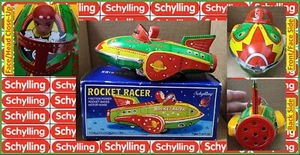 Schylling Rocket Racer Collectible Friction Tin Toy Boxed - Picture 1 of 18