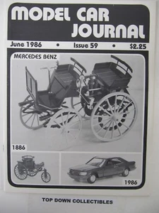 Magazine Model Car Journal junio 1986 pistola Sangyo Ferrari 250GT - Imagen 1 de 2