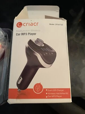 Criacr US-CP24 Bluetooth Inalámbrico Coche Radio Transmisor - Rojo Foto 1 de 2