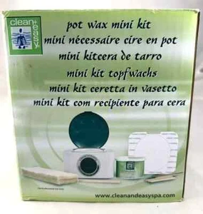 Clean & Easy Pot Wax Mini Kit incl Deluxe Warmer, Original pot wax, strips *NEW - Picture 1 of 2