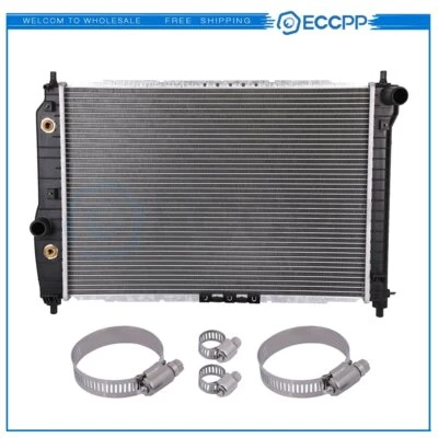 Radiador 2873 con kit universal de abrazaderas de manguera de aceite para Chevrolet Aveo 2004-2008 Foto 1 de 4