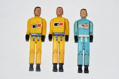 Figuras de colección 1973 Matchbox MAC Mobile Action Command Hombres Amarillo Azul LEER Foto 1 de 3