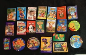 Lot 21 Disney & DreamWorks Movie DVD VHS Video Release Promo Pinback Pin Buttons - Picture 1 of 9
