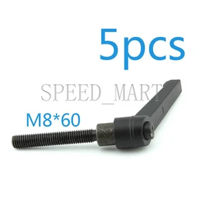 5 pcs Machinery M8 x 60mm Threaded Knob Adjustable Handle Clamping Lever - Picture 1 of 3