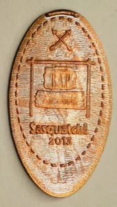 SASQUATCH! 2013 Pressed Penny - Picture 1 of 1