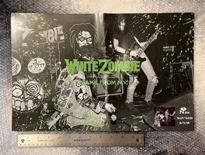 White Zombie It Came From N.Y.C. Box Set Promo Poster RARE - Picture 1 of 1