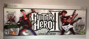 Controller Xbox 360 Guitar Hero 2 cablato USB Xplorer ha scatola, cinghia e gioco TESTATO - Foto 1 di 10