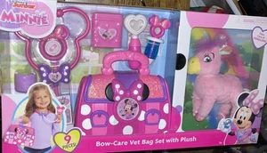 Disney Junior’s Minnie Mouse Bow-Care Tierarzttasche Set mit Plüsch Penelope NEU  - Bild 1 von 5
