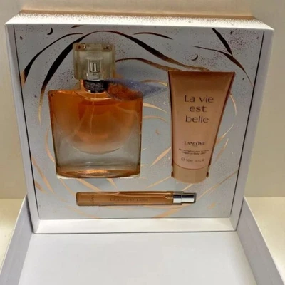 Conjunto de 3 peças Lancome La Vie Est Belle L'eau De Parfum novo - Imagem 1 de 3