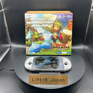 SONY Playstation PS Vita Dragon Quest Builders Metal Slime Edition w/Box - Picture 1 of 23