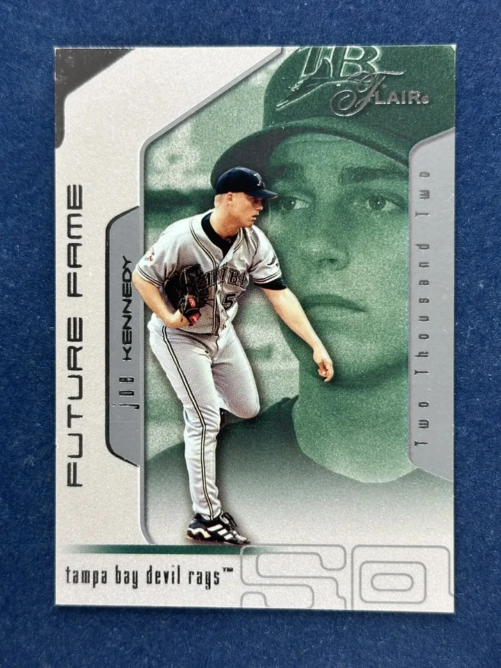 2002 Flair #130 Joe Kennedy Tampa Bay Devil Rays /1750 - Image 1 of 2