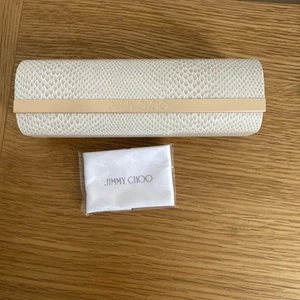 New Jimmy Choo Eyeglasses Optical Frame Eyewear Glasses Case With Cleaning Cloth - Picture 1 of 8