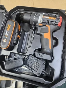 Taladro percutor combinado sin escobillas WORX WX355.1 18V 55Nm x1 cargador de batería y estuche - Imagen 1 de 8