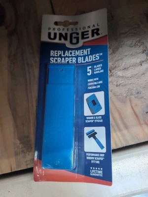 Hojas rascadoras de repuesto Unger Professional 4" #970270 (paquete de 5) nuevas Foto 1 de 2
