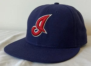 2006-2007 Cleveland Indians Alternate Logo New Era 59FIFTY Hat 7 1/4 MADE IN USA - Picture 1 of 9