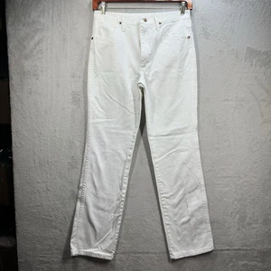 Wrangler Jeans 33x34 White Cowboy Cut Slim Fit 936 Rodeo Western - Picture 1 of 6