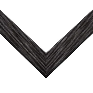 18x18 Thin Barnwood Picture Frame, UV Acrylic, 2 Finishes - Grey and Black - Picture 1 of 18