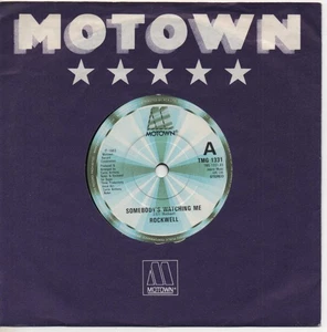 ROCKWELL somebody's watching me 1983 UK MOTOWN 7" FUNK 45 - Picture 1 of 4