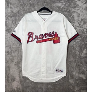 Vintage Majestic MLB Atlanta Braves Baseball Sheffield 11 (M) Men’s Made in USA - Picture 1 of 10