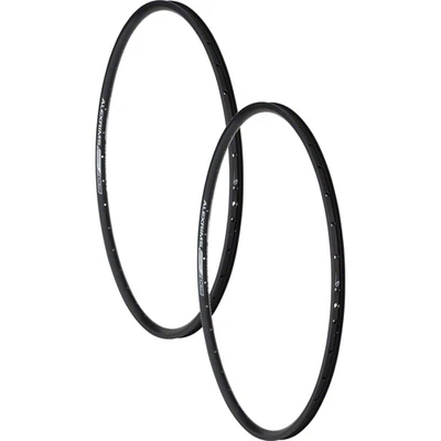Pack of 2 Alex DC19 Rim 700 Disc Black 36H Clincher Bike Bicycle Schrader - Image 1 of 2