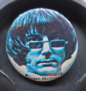 Pin/botón vintage Roger McGUINN de The Byrds - Imagen 1 de 6