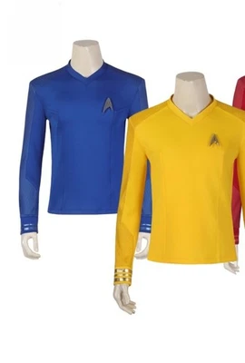 Xcoser Star Trek: Strange New Worlds Cosplay Starfleet Uniform & Badge Top Shirt - Image 1 of 4