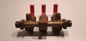 1 Gas-Verteilerblock - Oldtimer Wohnwagen - ursprünglich Wilk (70/80er Jahre) - Bild 1 von 11