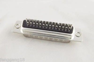 1pcs 44 Pin 3 Rows D-SUB DB44 Male Jack Solder Type Straight Adapter Connector - Image 1 of 4