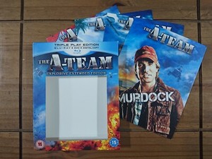 Blu-Ray The A-Team Explosive Extended Edition 2010 Slipcase Card Cover Art Cards