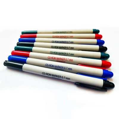 8er Pack Permanent Marker Stifte ✔Wasserdicht ✔Mehrzweck ✔Feine Spitze ✔Vorteilspack