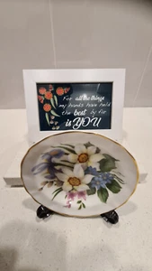 Mother's Day Message Wood Frame AND Hand painted fine bone china. - Picture 1 of 8