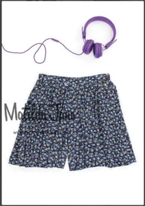 Matilda Jane Shorts Skort Tween 435 Fresh Start 10 Floral Navy Blue Hello Lovely - Picture 1 of 8