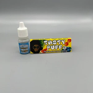 Tasty Puff chronische hypnotische Tropfen Flasche 0,25 Unzen & 1 Packung 1 1/4 Blättchen - Bild 1 von 1