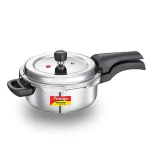 Prestige Deluxe Alpha  Stainless Steel Pressure Cooker, 3 Liter - Picture 1 of 5