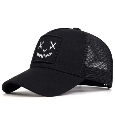Unisex Ghost Face Baseball Caps Spring and Summer Outdoor Adjust - Image 1 of 4