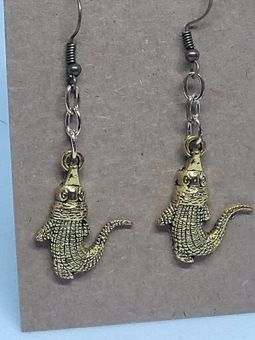 Florida Gators Charm Womens Earrings Jewelry Brass Cover