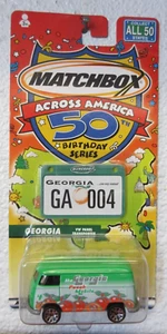 Georgia Matchbox Across America 50th Birthday VW PANEL TRANSPORTER (M) - Picture 1 of 2