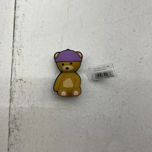 Teddy Bear With Beanie Croc Charm NEW - Picture 1 of 3