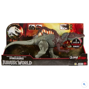 Figura de acción de dinosaurios Jurassic World Slash Attackin' Spinosaurus - Imagen 1 de 24